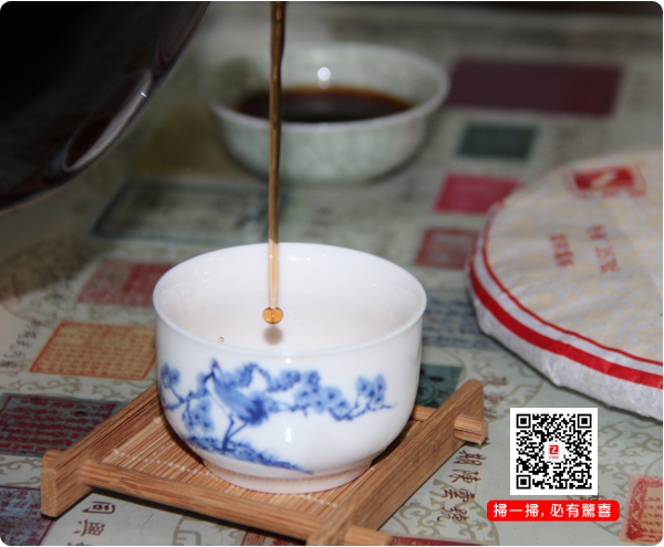 陳年熟茶 古樹熟茶 陳年普洱茶 布朗山普洱茶 2013布朗之春熟饼 100克