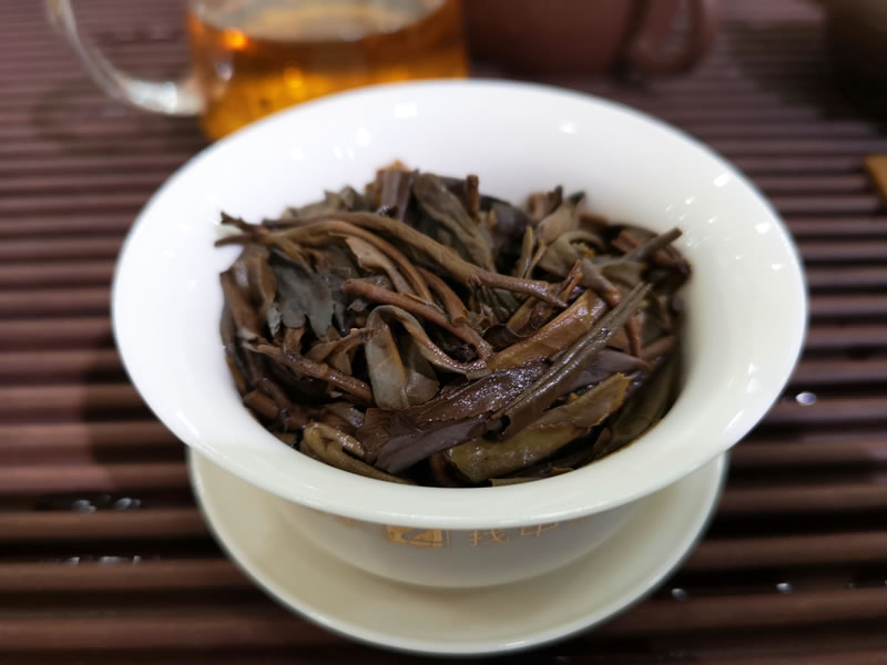 陳年普洱茶 陳年生茶 陳年古樹茶 1998陳年普洱散茶 100克