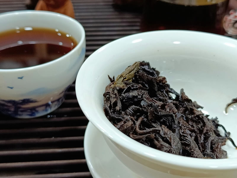 感謝有你 古樹熟茶 布朗山普洱茶 普洱熟茶 100克