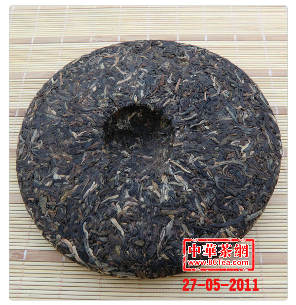 陳年普洱茶 陳年生茶 701大益银孔雀青饼-大益普洱茶